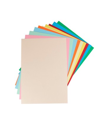 Cartulina liderpapel a3 180g m2 10 colores surtidos paquete 100 hojas