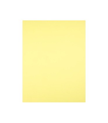 Cartulina liderpapel 50x65 cm 180 gr amarillo medio paquete de 25 hojas