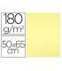 Cartulina liderpapel 50x65 cm 180 gr amarillo medio paquete de 25 hojas