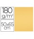 Cartulina liderpapel 50x65 cm 180 gr oro paquete de 25 hojas