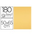 Cartulina liderpapel 50x65 cm 180 gr oro paquete de 25 hojas