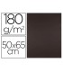 Cartulina liderpapel 50x65 cm 180 gr marron paquete de 25 hojas