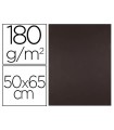 Cartulina liderpapel 50x65 cm 180 gr marron paquete de 25 hojas