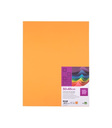 Cartulina liderpapel 50x65 cm 180 gr nectarina paquete de 25 hojas