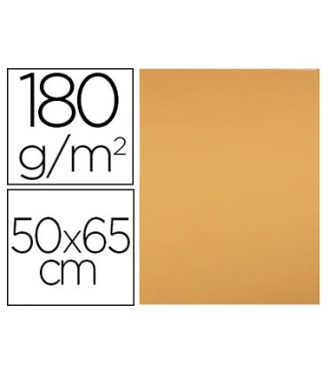 Cartulina liderpapel 50x65 cm 180 gr avellana paquete de 25 hojas