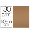 Cartulina liderpapel 50x65 cm 180 gr marron escolar unidad