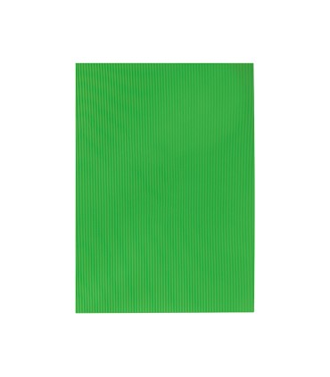 Goma eva ondulada liderpapel 50x70cm 22mm de espesor verde