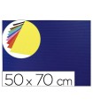 Goma eva ondulada liderpapel 50x70cm 2,2mm de espesor azul oscuro