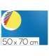 Goma eva ondulada liderpapel 50x70cm 22mm de espesor azul claro