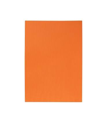 Goma eva ondulada liderpapel 50x70cm 22mm de espesor naranja