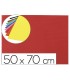 Goma eva ondulada liderpapel 50x70cm 22mm de espesor rojo