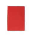 Goma eva ondulada liderpapel 50x70cm 2,2mm de espesor rojo