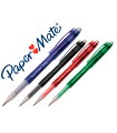 Boligrafo paper mate erasable gel colores surtidos con goma de borrar