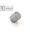 Iman extrafuerte bi-office sujecion ideal para pizarras magneticas 10 mm plateados blister de 2 unidades