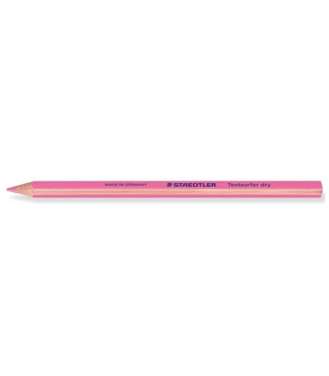 Lapices fluorescente staedtler triangular top star rosa caja de 12 unidades