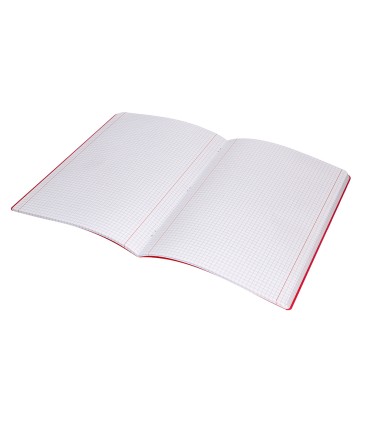 Libreta liderpapel 360 tapa de plastico a5 48 hojas 90g m2 5mm con doble margen colores surtidos