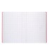 Libreta liderpapel 360 tapa de plastico a5 48 hojas 90g m2 5mm con doble margen colores surtidos