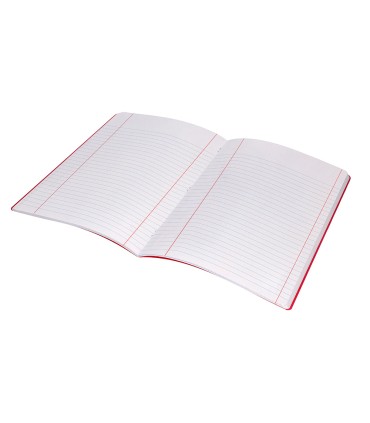 Libreta liderpapel 360 tapa de plastico a4 48 hojas 90g m2 horizontal con doble margen colores surtidos