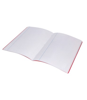 Libreta liderpapel 360 tapa de plastico a4 48 hojas 90g m2 cuadro 4mm con margen colores surtidos