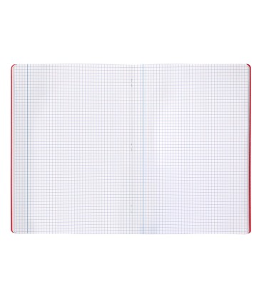 Libreta liderpapel 360 tapa de plastico a4 48 hojas 90g m2 cuadro 4mm con margen colores surtidos