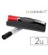 Borrador q connect magnetico con rotulador rojo y negro para pizarra blanca