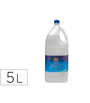 Agua desionizada vivochef garrafa 5l