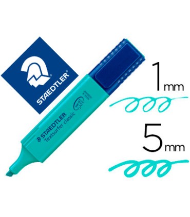 Rotulador staedtler textsurfer classic 364 fluorescente turquesa