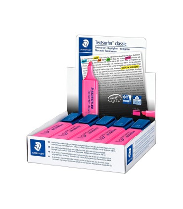 Rotulador staedtler textsurfer classic 364 fluorescente rosa