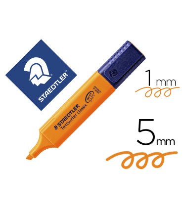 Rotulador staedtler textsurfer classic 364 fluorescente naranja