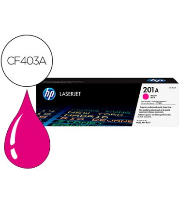 Toner hp color laserjet pro mfp m277 m274 m252 magenta 1500 paginas