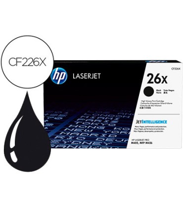 Toner hp 26x laserjet pro m402 mfp m426 negro 9000 paginas