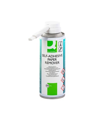 Limpiador de pegamento q connect para etiqueta adhesiva bote de 200 ml