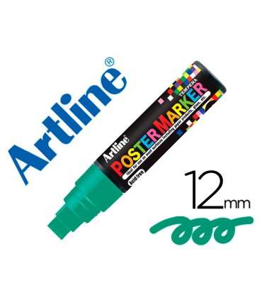 Rotulador artline poster marker epp 12 punta redonda 12 mm color verde