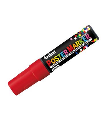 Rotulador artline poster marker epp 12 punta redonda 12 mm color rojo