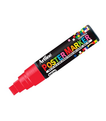 Rotulador artline poster marker epp 12 punta redonda 12 mm color rojo