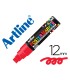 Rotulador artline poster marker epp 12 punta redonda 12 mm color rojo