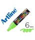 Rotulador artline poster marker epp 6 ver flu punta redonda 6 mm color verde fluor