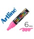 Rotulador artline poster marker epp 6 ros flu punta redonda 6 mm color rosa fluor