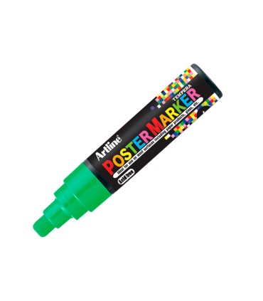 Rotulador artline poster marker epp 6 ver punta redonda 6 mm color verde