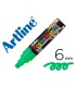 Rotulador artline poster marker epp 6 ver punta redonda 6 mm color verde