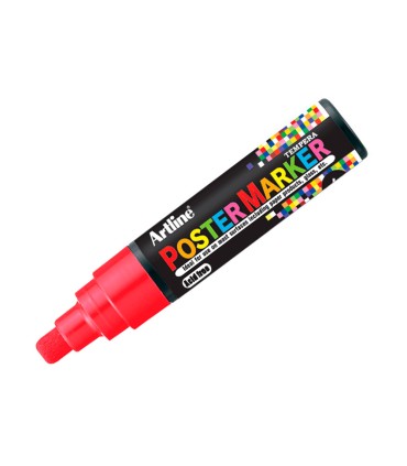 Rotulador artline poster marker epp 6 roj punta redonda 6 mm color rojo