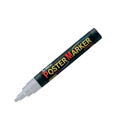 Rotulador artline poster marker epp 4 pla met punta redonda 2 mm color metalizado plata