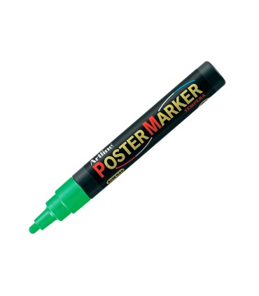 Rotulador artline poster marker epp 4 ver flu punta redonda 2 mm color verde fluor