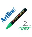 Rotulador artline poster marker epp-4-ver flu punta redonda 2 mm color verde fluor