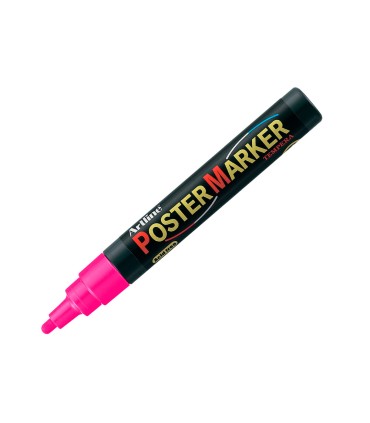 Rotulador artline poster marker epp 4 ros flu punta redonda 2 mm color rosa fluor