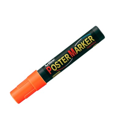 Rotulador artline poster marker epp 4 nar flu punta redonda 2 mm color naranja fluor