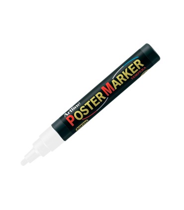 Rotulador artline poster marker epp 4 bla punta redonda 2 mm color blanco