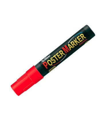 Rotulador artline poster marker epp 4 roj punta redonda 2 mm color rojo