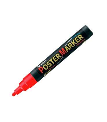 Rotulador artline poster marker epp 4 roj punta redonda 2 mm color rojo