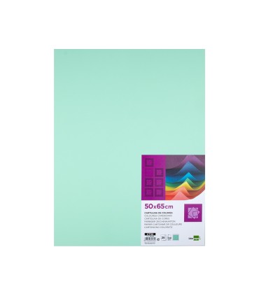 Cartulina liderpapel 50x65 cm 240g m2 verde navidad paquete de 25 hojas